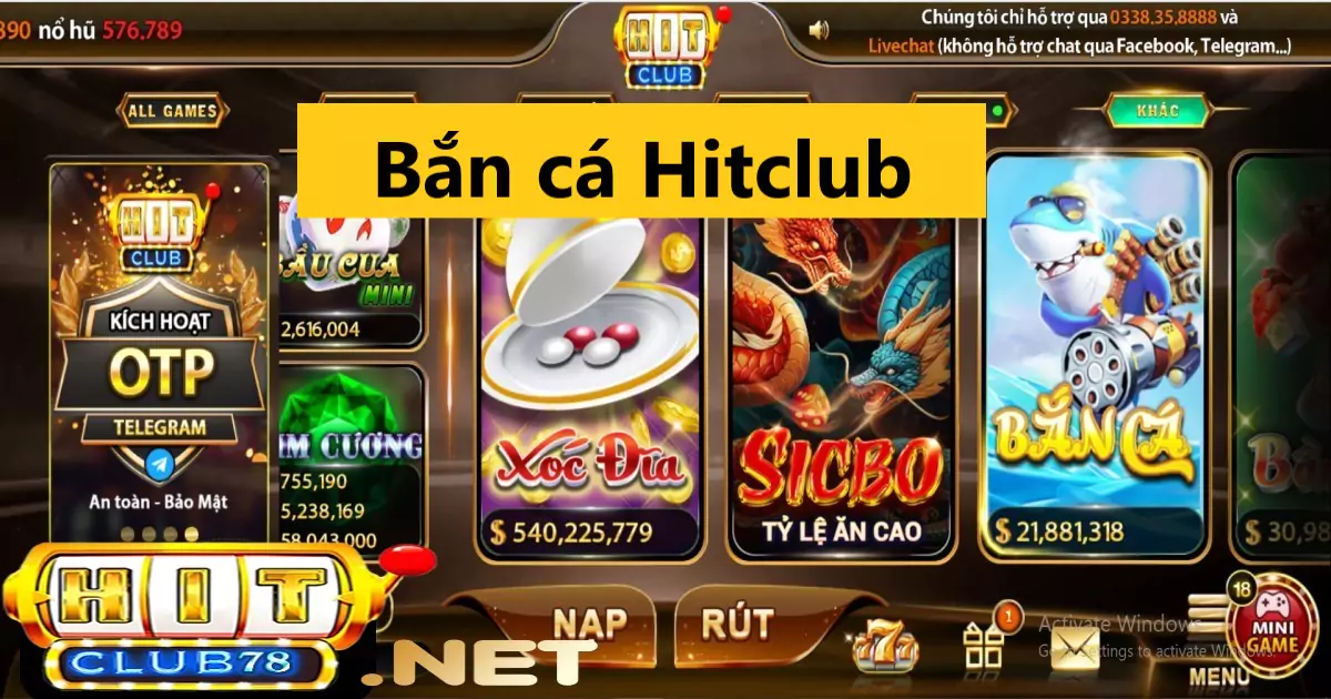 Bắn cá Hitclub - Tổng hợp những điều thú vị chỉ có tại Hitclub