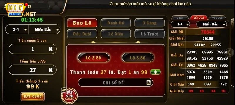 Lô đề tại Hitclub có những loại nào